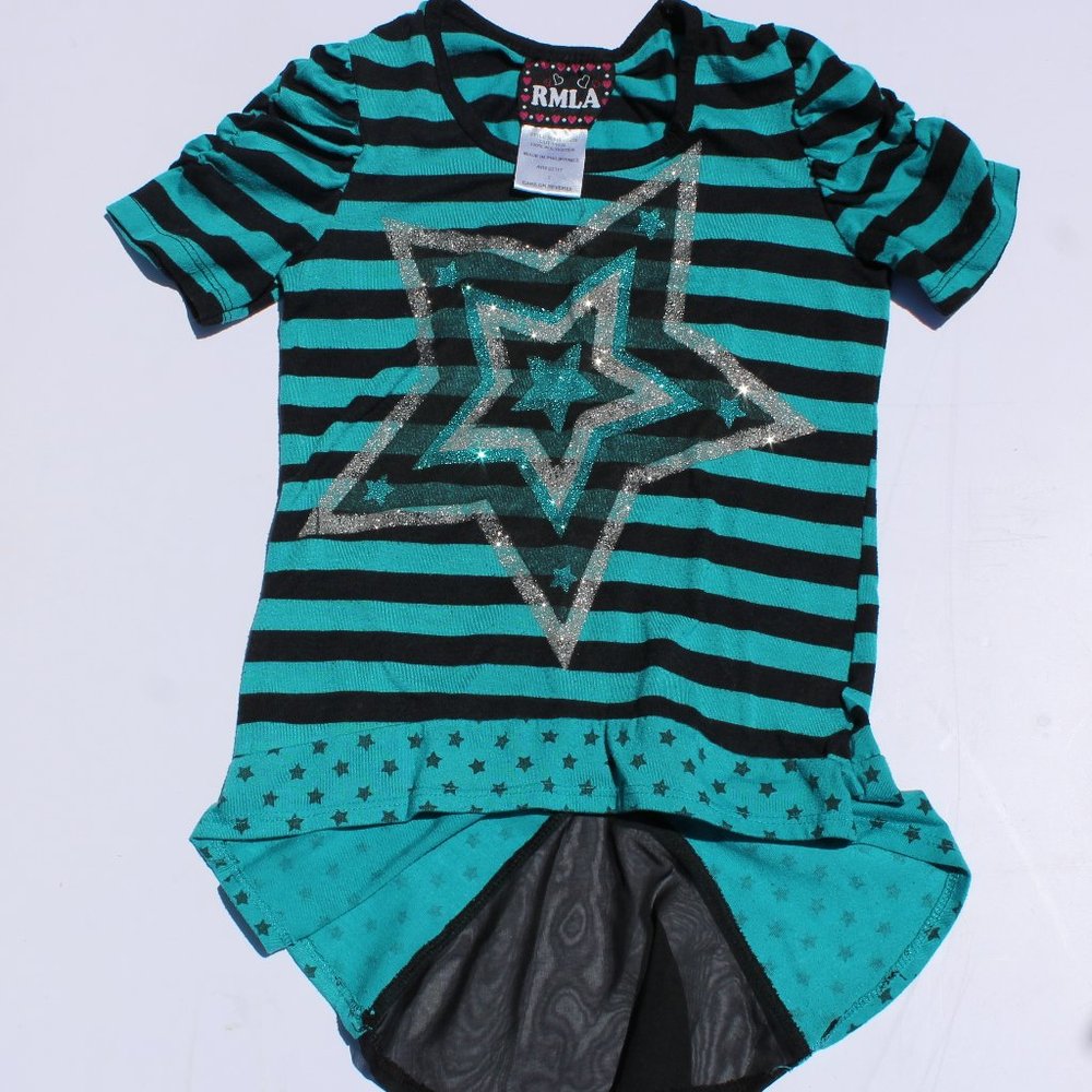 RMLA Size 5 kids Top with jewelry
